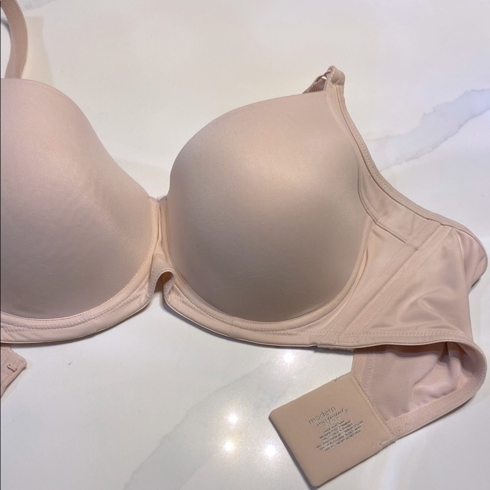 Warm Beige Side-smoothing Underwire Bra